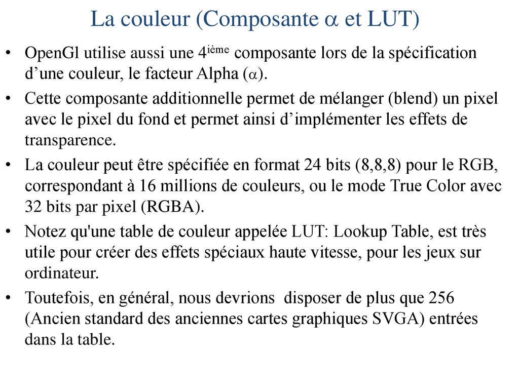 Graphisme Par Ordinateur Ppt T L Charger